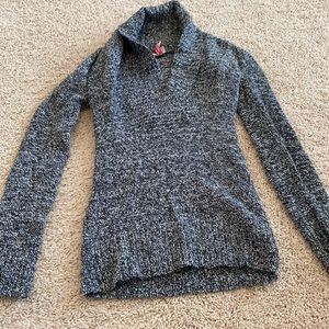 Navy and White Sweater